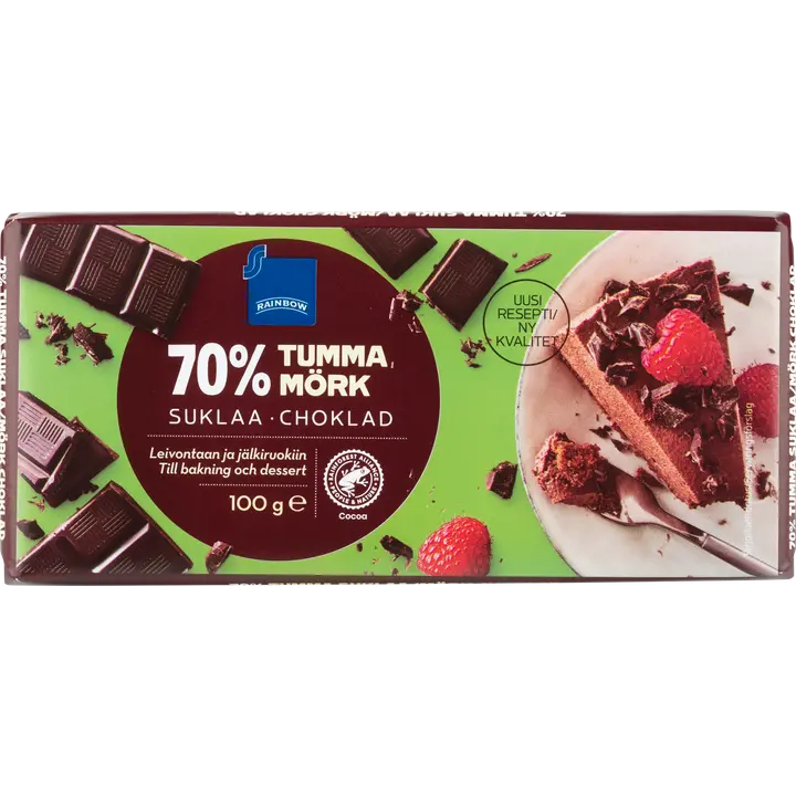 Tume šokolaad küpsetamiseks 100 g