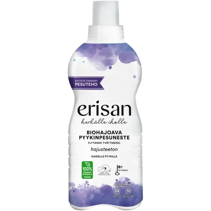 Erisan Hajusteeton Biohajoava Pyykinpesuneste 850ml