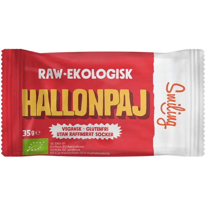 35g Smiling raakakaurapatukka vadelmapiirakka LUOMU