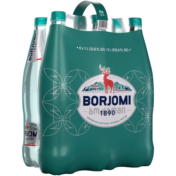 Borjomi karboniseeritud looduslik mineraalvesi 6x1,25L
