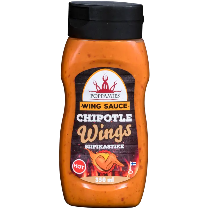 Poppamies Wing sauce chipotle siipikastike 340g