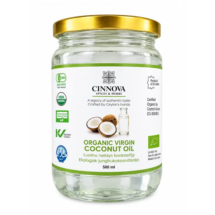 Cinnova luomu neitsyt kookosöljy 500ml