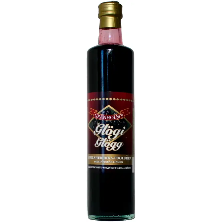 Granholm's Mustaherukka-puolukkaglögi 500 ml