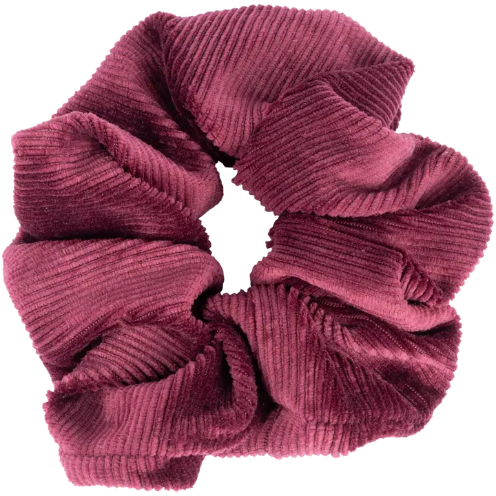 Juuksekumm Ibero Scrunchie velvet tumepunane