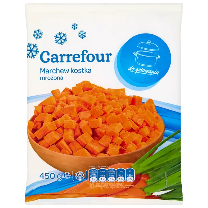 Carrefour Porgandikuubikud 450 g