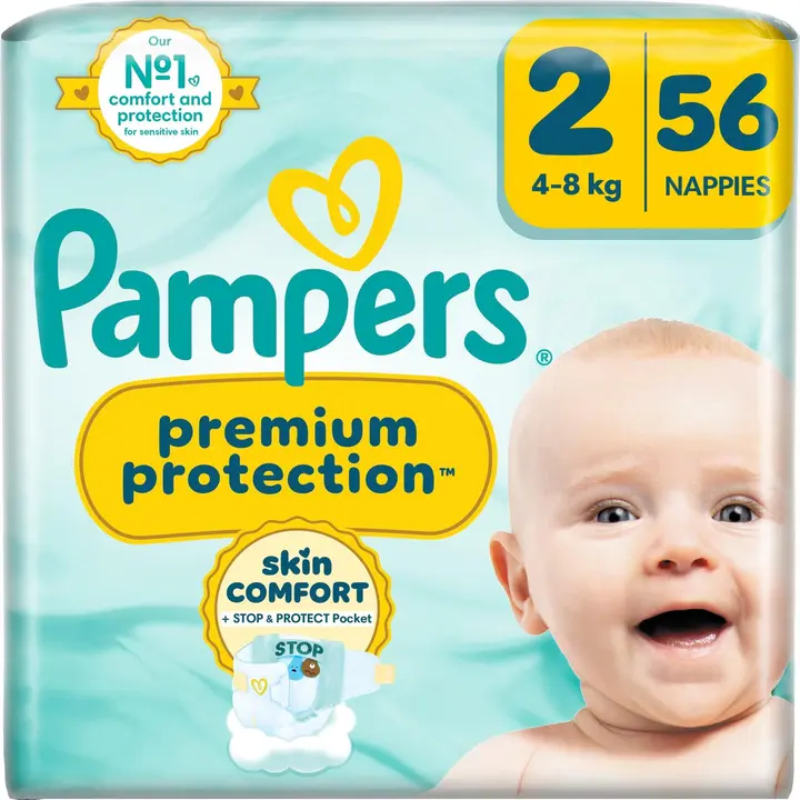 PAMPERS NEW BABY mähkmed 2 4-8KG 56tk
