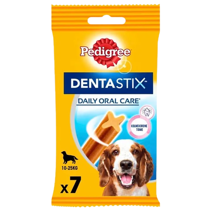 PEDIGREE Dentastix keskm.koertele 7-pakk