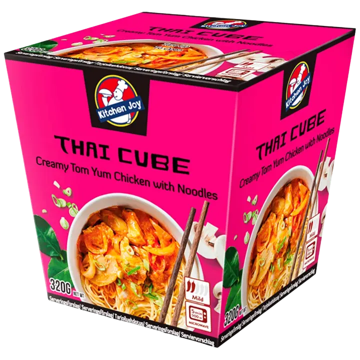 320g Kitchen Joy Creamy Tom Yum -kanaa ja nuudeleita