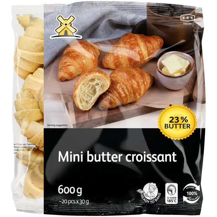 Mini-croissant võiga, 600 g