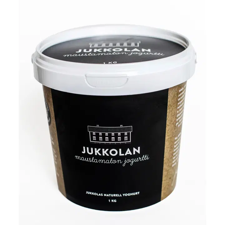 Jukkolan maustamaton jogurtti 1 kg
