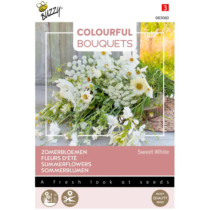 Sweet white valgetes toonides lõikelille