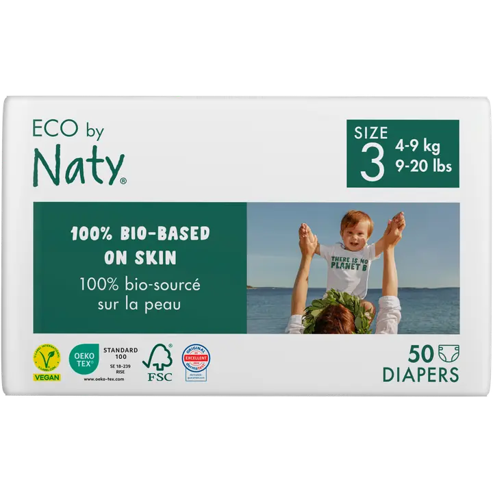 Naty Nature teipmähkmed Babycare 3, 4-9 kg, 50 tk