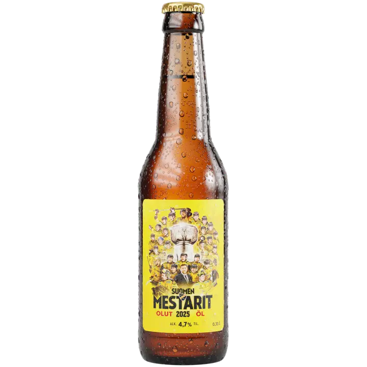 Mestarit 2025 olut 4,7 % 0,33 l klp