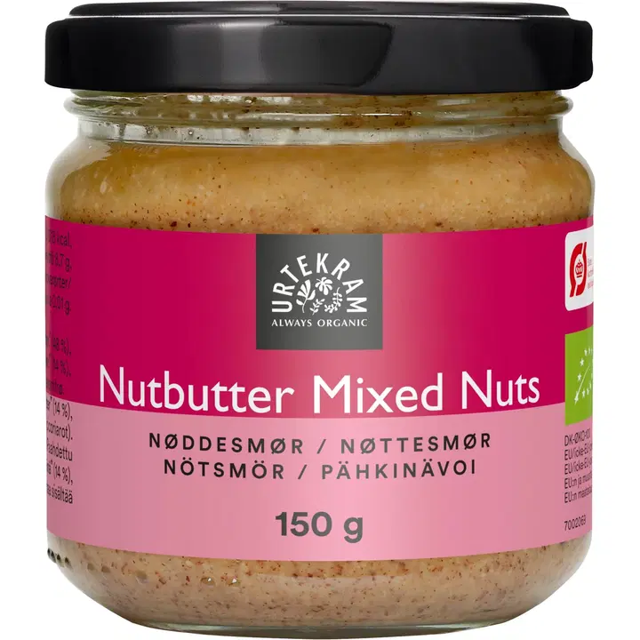 URTEKRAM luomu pähkinävoimix 150 g