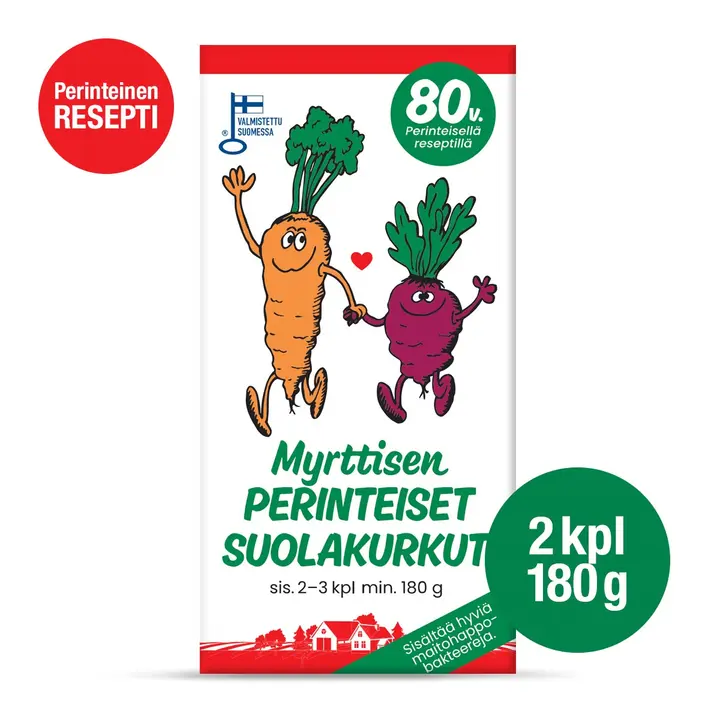 Myrttisen Suolakurkku 2kpl 180g
