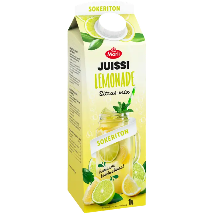 Marli Juissi Lemonade Sokeriton Sitrus mix mehujuoma 1 L