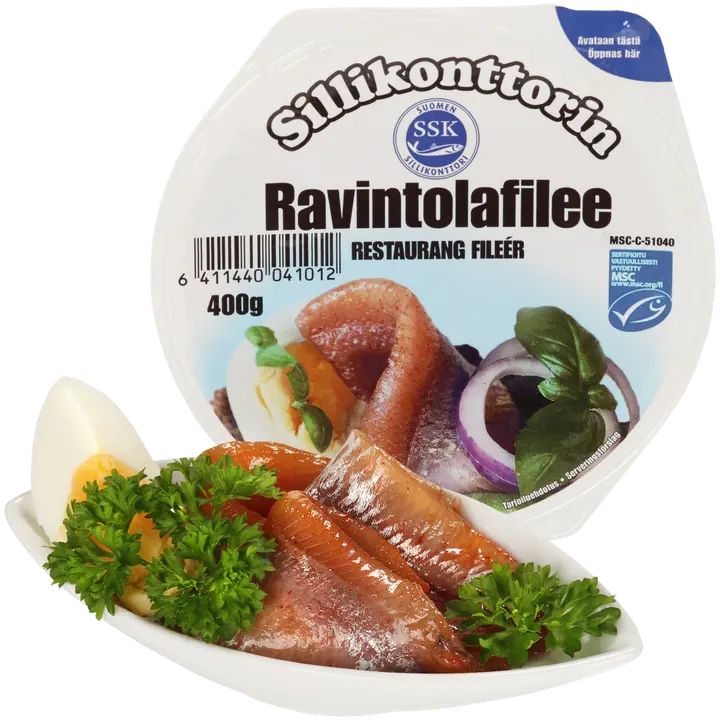 Sillikonttori Ravintolafilee 400g/260g