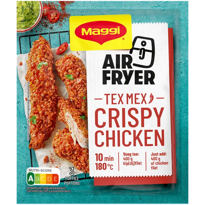 Maggi Air Fryer 66g Tex Mex Crispy Chicken maustesekoitus