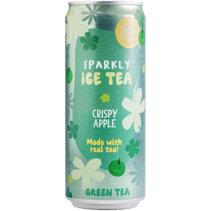 Nordic Berries & More Sparkly Ice Tea Crispy Apple 0,33L TLK