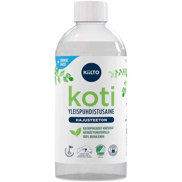 Kiilto Koti biohajoava yleispuhdistusaine Hajusteeton 475 ml
