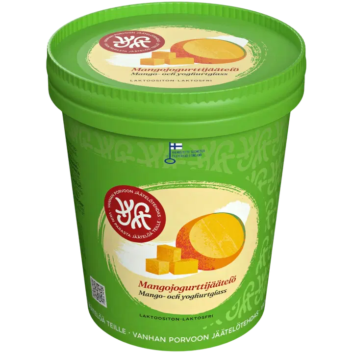 Vanhan Porvoon Jäätelötehdas Mangojugurttijäätelö 500ml