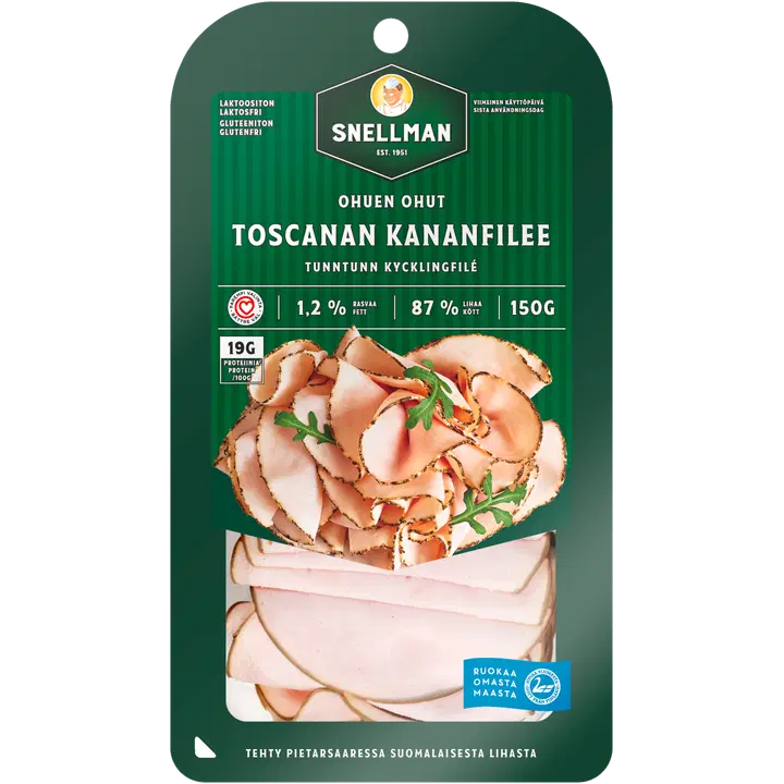 Snellman Ohuen ohut Toscanan kananfilee 150g