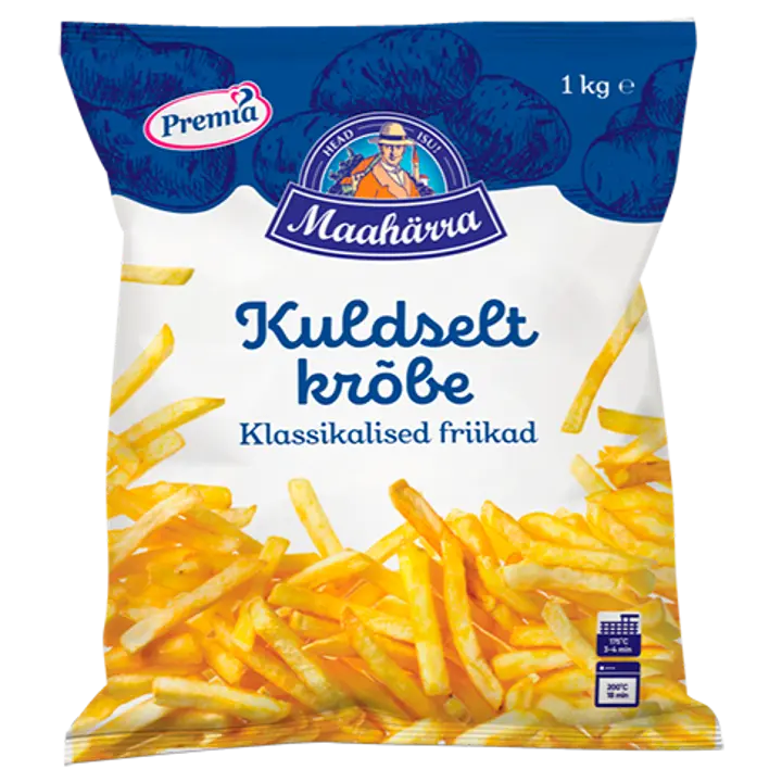 Kuldne ja krõbe klassikaline friikartul 1 kg