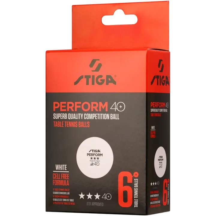 Stiga Perform *** pöytätennispallot 6 kpl / lkt