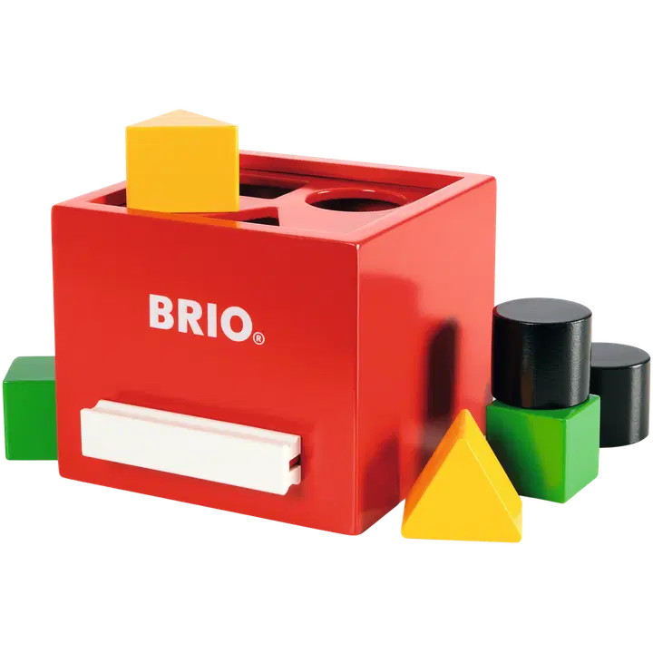 BRIO palikkalaatikko, punainen