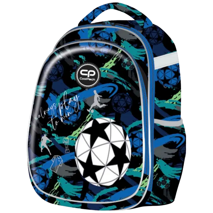 Coolpack seljakott turtle football navy, 25 l