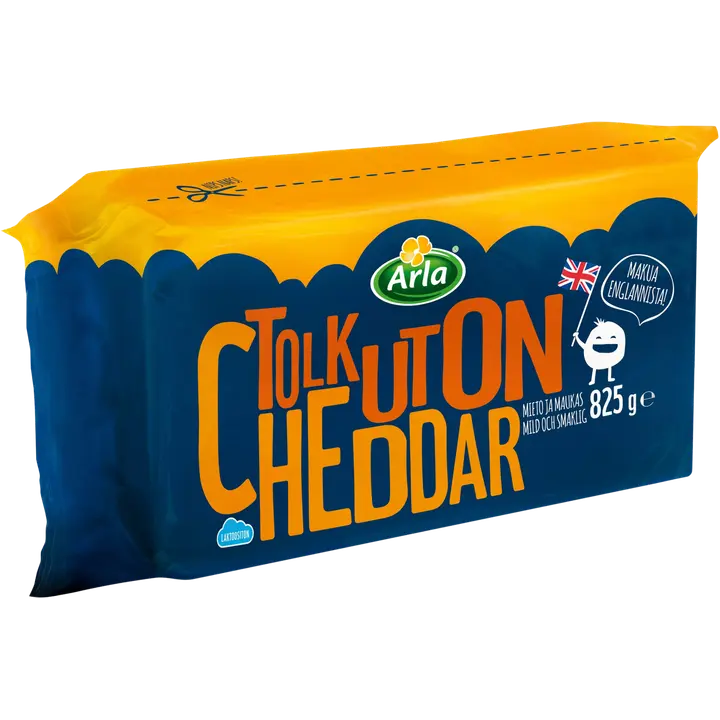 Arla Tolkuttomat Juustot 825 g Tolkuton Cheddar