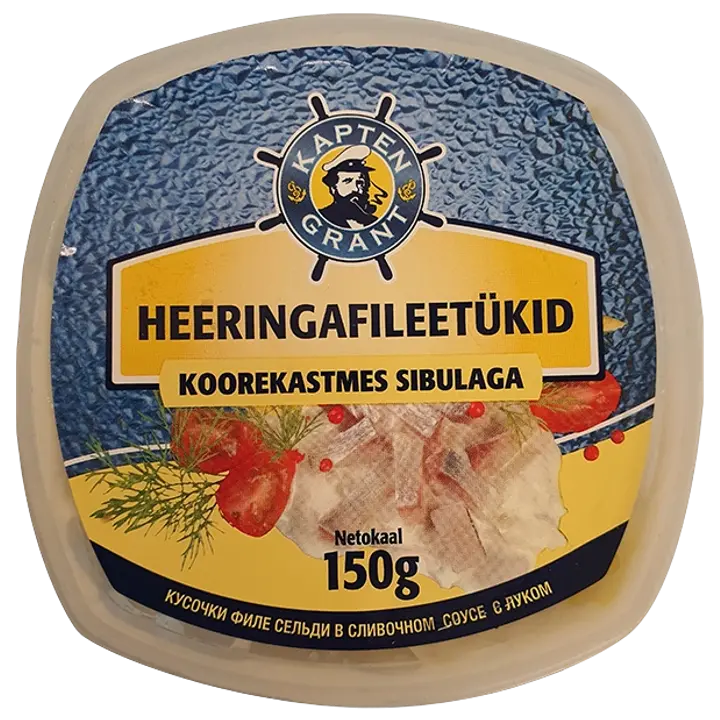 Kapten Grant Heeringafilee Sibulaga Koorekastmes