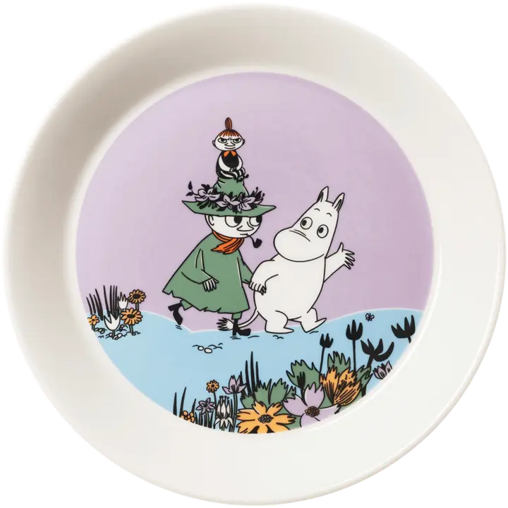 Moomin Arabia Sydänystävät lautanen 19 cm
