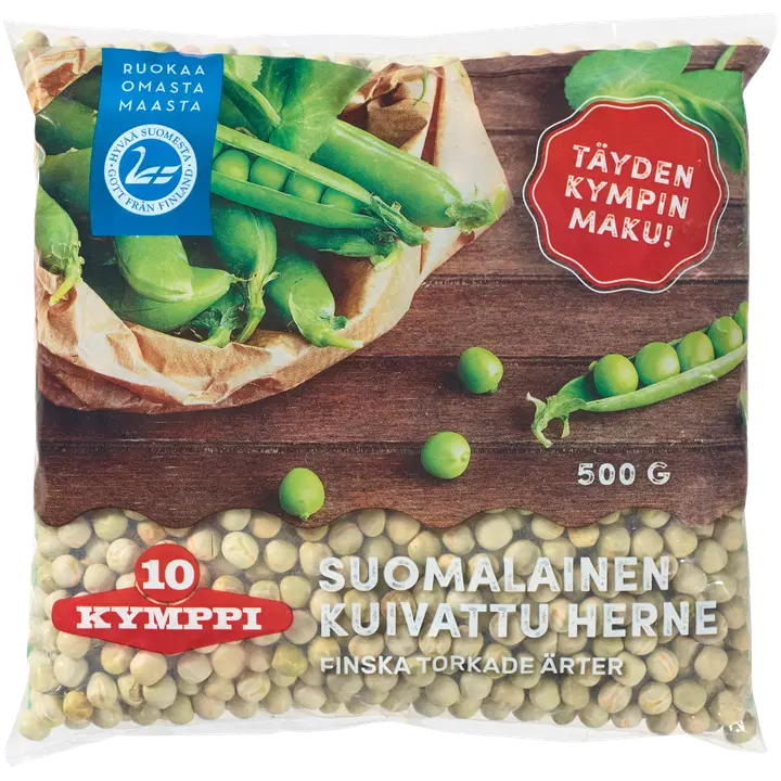 Kymppi suomalainen kuivattu herne 500 g