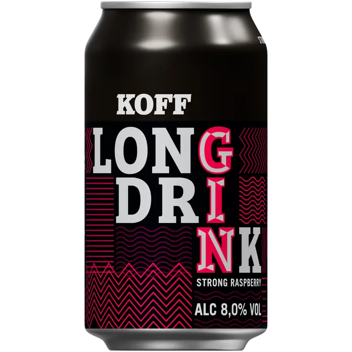 Koff Long Drink Strong Raspberry muu alkohoolne jook 8%vol 330 ml