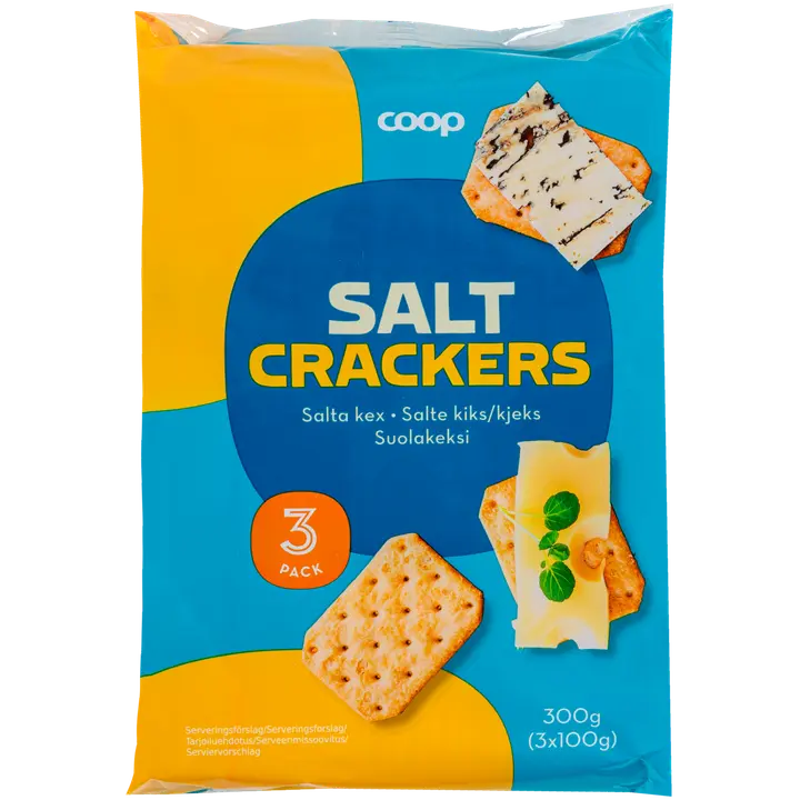 Coop Salt Crackers suolakeksi 300 g