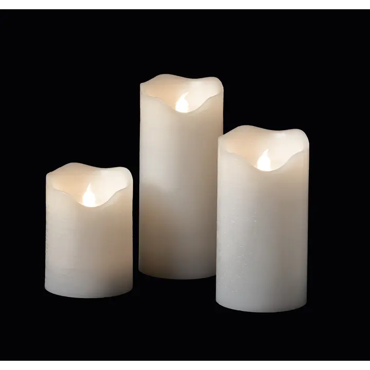 House led-vahakynttilä Dalton 3kpl valkoinen