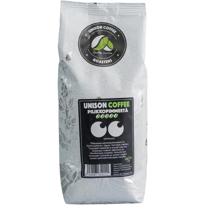 Pilkkopimmeetä papukahvi