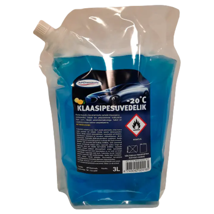 Klaasipesuvedelik talvine -20°C, 3 l kott