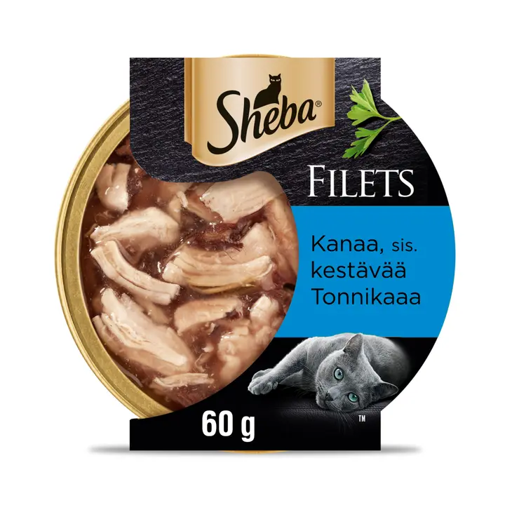 Sheba Filets täissööt kassidele kanafilee ja tuunikalaga 60g