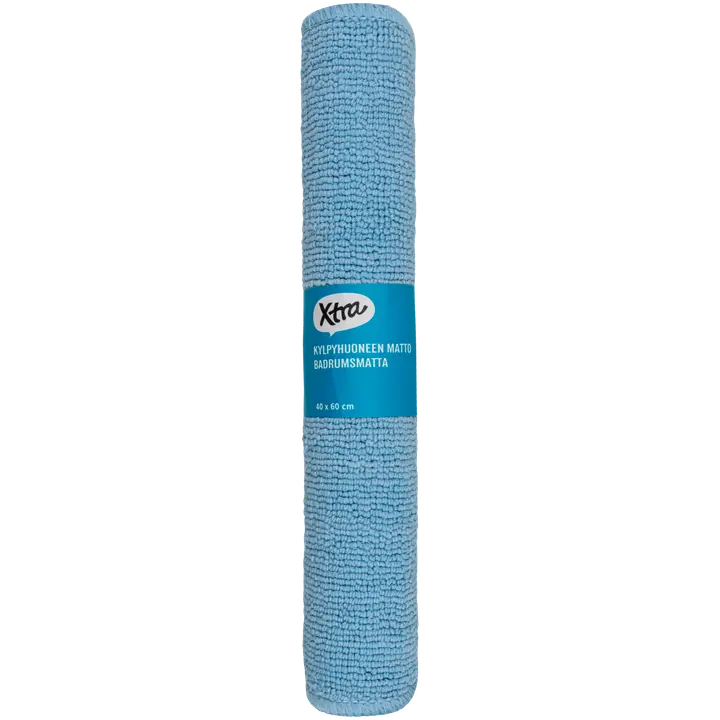 Xtra kylpyhuoneenmatto Anna 40x60 cm vaaleansininen