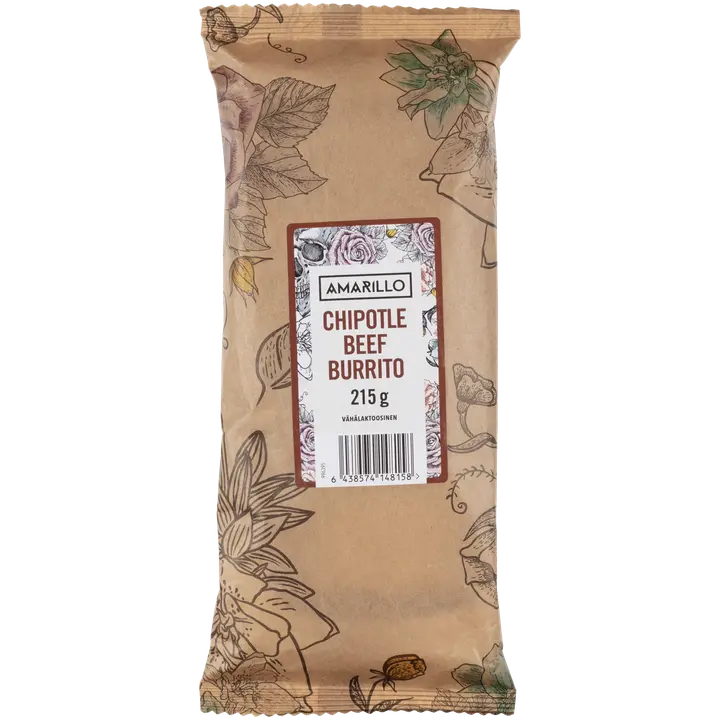 Amarillo Chipotle beef burrito 215g