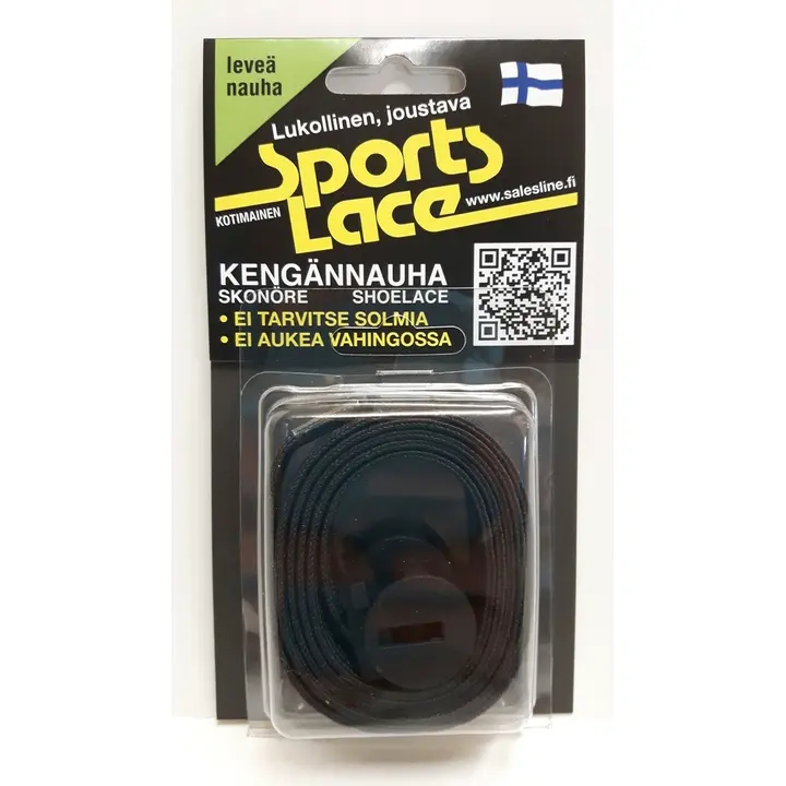 Sports Lace kengännauhat leveä lukollinen 90 cm
