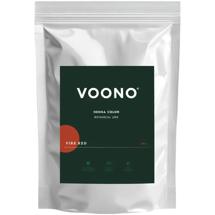 Voono juuksevärv Henna Fire Red 100g