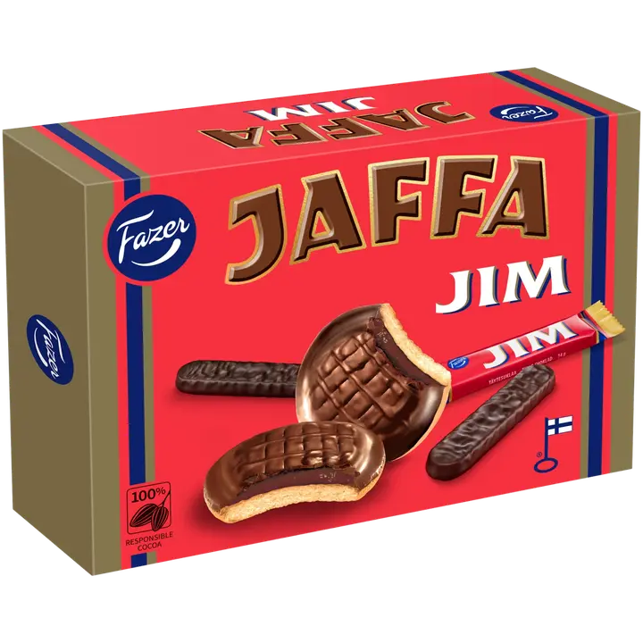 Fazer Jaffa Jim leivoskeksi 300g