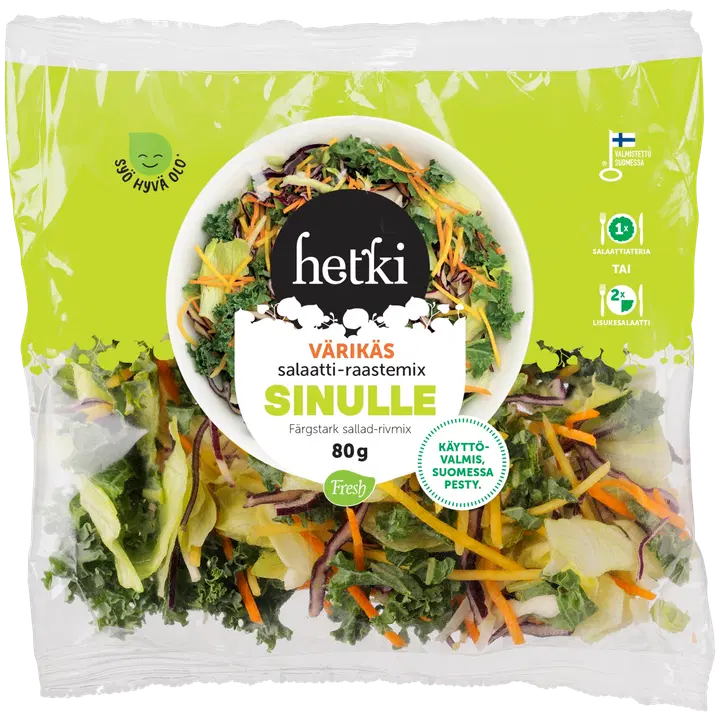 Fresh Hetki Sinulle Värikäs salaatti-raastemix 80 g