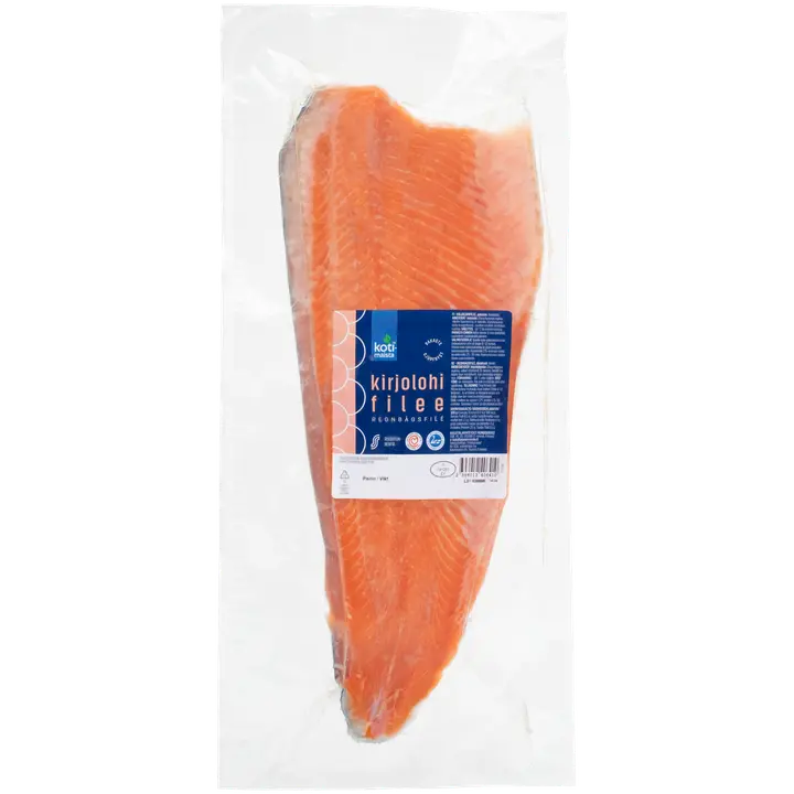 Kotimaista Kirjolohifilee n800g pakaste