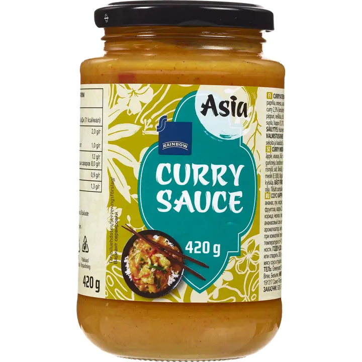 Rainbow 420g currykastike