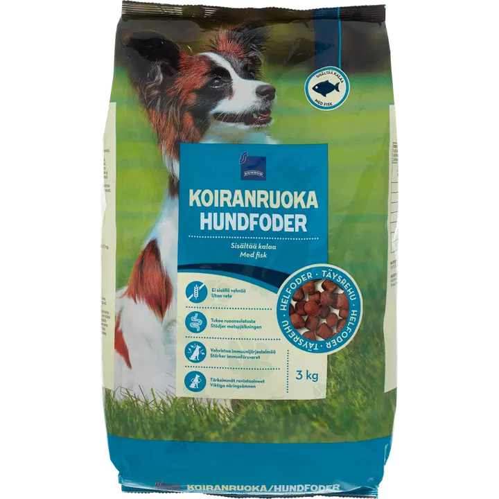 Rainbow 3kg koiran kuivaruoka kala, vehnätön