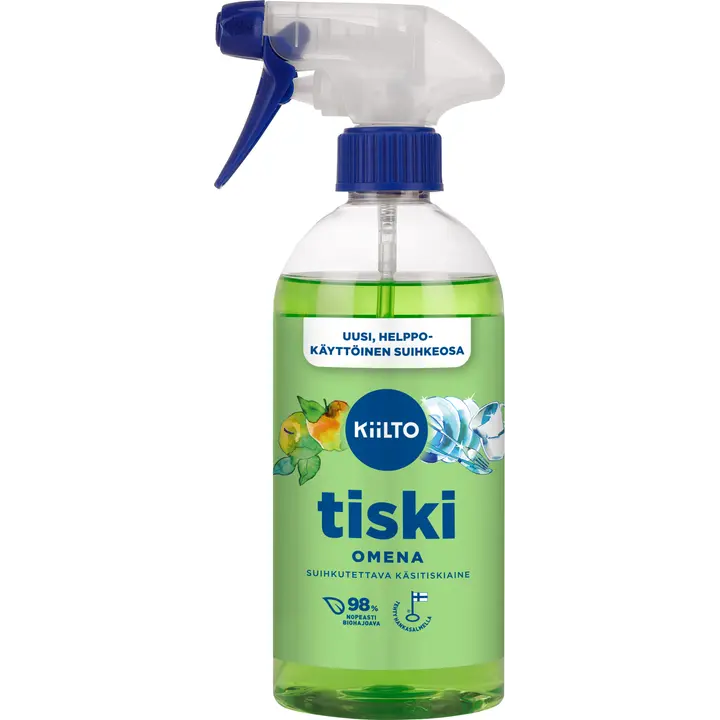 Kiilto suihkutettava käsitiskiaine Omena 475 ml